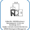 Kantenschutzdichtung aus EPDM