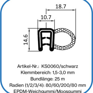 Coextrudiertes Dichtungsprofil aus EPDM