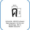 Flexibles Kantenschutzprofil für 4 - 6 mm Bleche