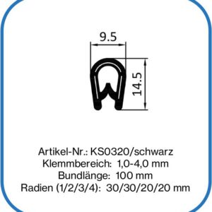 Kantenschutz für 4 mm Bleche