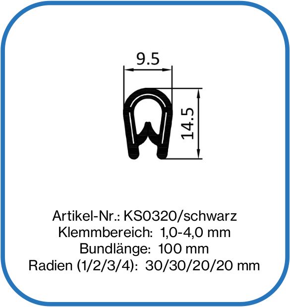 Kantenschutzprofil aus PVC – Aufblasbare Dichtungen