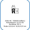 Kantenschutz für 2 mm Blechkante