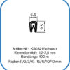 Kantenschutzprofil mit Metalleinlage, klein