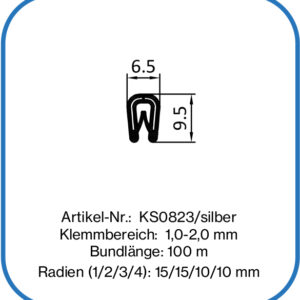 Kantenschutz mit Metalleinlagen klein