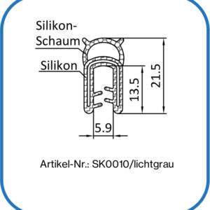 Kantenschutz aus Silikon und Silikonschaum