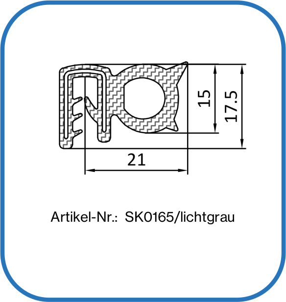 Silikonkantenschutzprofil – Aufblasbare Dichtungen