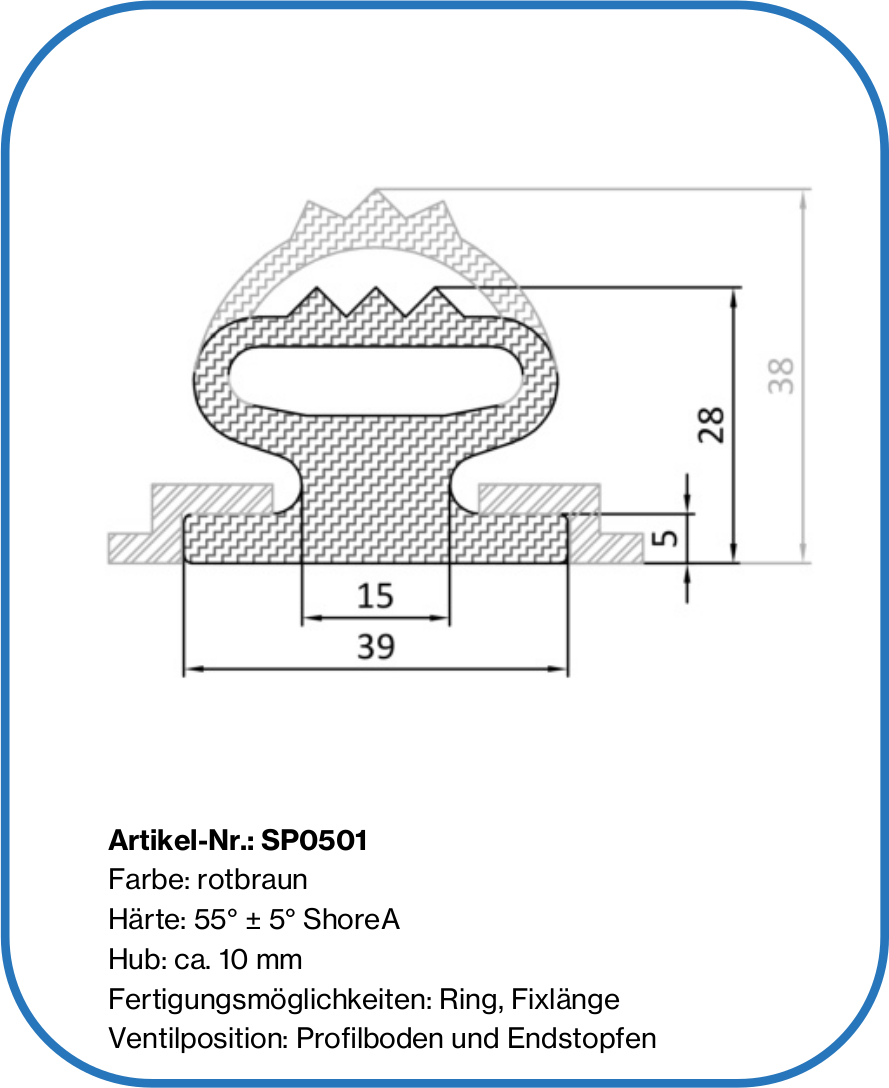 Dichtungsring 10 x 1,5 mm für Hohlnadeladapter für Blaspistolen