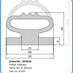 aufblasbare Dichtung für Biogasanlagen, ITA Profile