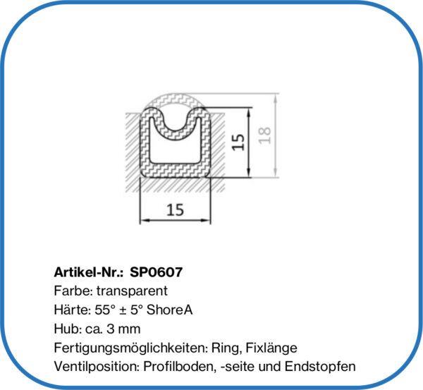 Auflbasbare Silikondichtung, Deckeldichtung Bohle MCL500, MCL600, MCL900