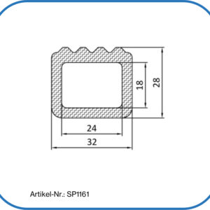 Aufblasbare Silikondichtung als Ausrolldichtung, gefertigt als Ring oder Fixlänge.