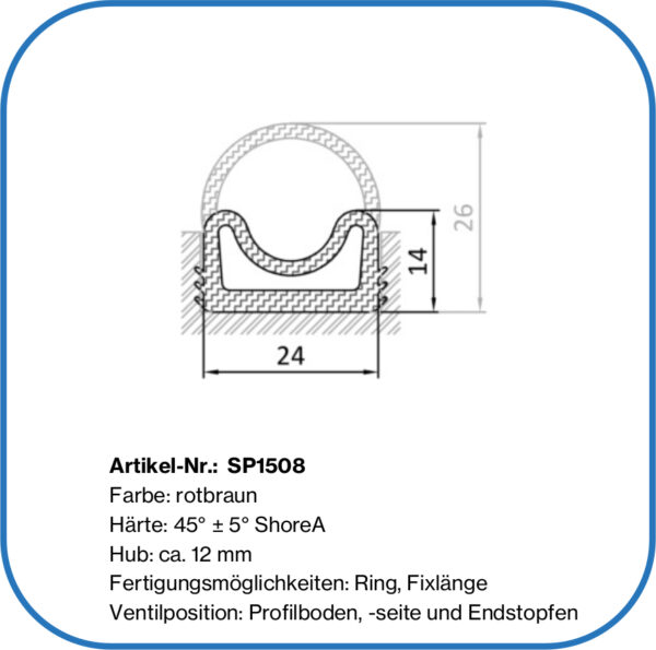 AIR-Dichtung; Aufblasbare Dichtung; Blähdichtung; Dynamische Dichtung; Hubdichtung; pneumatische Dichtung