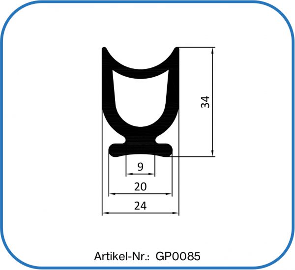 Dichtleiste zu Fingerschutz GP0080