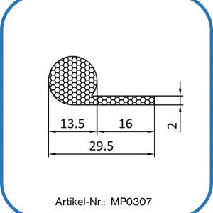 Zellgummi, Zellkautschuk, Moosgummi-Sonderprofile