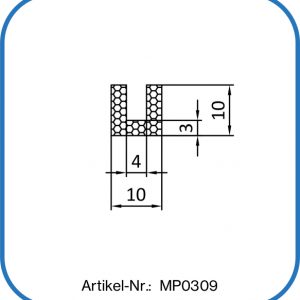 Moosgummi-Sonderprofile, Zellkautschuk, Zellgummi