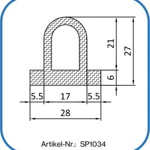 Silikonprofile bei Lüftungsklappen.