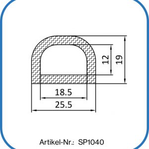 Schiffsbau: Bootsabdichtung und Pufferprofil in Form einer Silikondichtung.