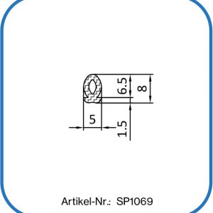 Zum Einsatz in Industrietüren werden Silikonprofile in verschienden Größen und Farben eingesetzt.