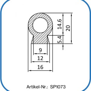 Silikonprofil als Maschinenteil zur Verarbeitung von Milchprodukten, wie Milchschäumern oder Joghurtmaschinen.