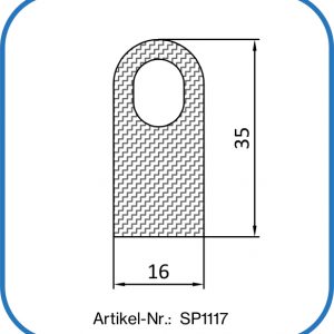Trockenschrankdichtung. Gummi für Wärmeschrank. Vakuumierdichtung.