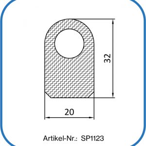 Stahlbaudichtung. Gummi für Container. Silodichtung für Deckel. Gummidichtung für Silos