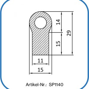 Schlauchdichtung aus Silikon, Behältergummi, Behälterdichtung