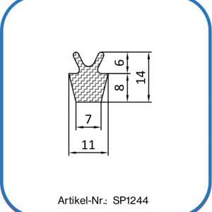 Silikon Halven Dichtung