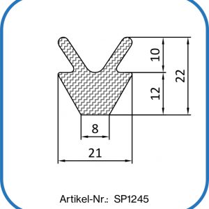 Silikon Halvendichtung