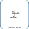 Silikon Halbrunddichtung 5x5mm