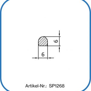 Silikon Halbrundschnur