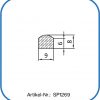 Silikon Halbrundprofil 9x8mm