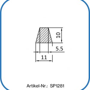 Schleusentürdichtung aus Silikon