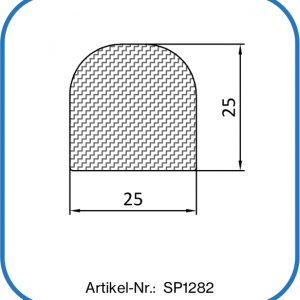 Schottdichtung aus Silikon für Schleusentüren