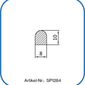 Halbrundprofil aus Silikon
