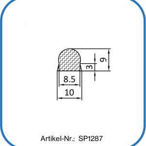 Schwalbenschwanzdichtung aus Silikon