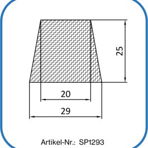 Quaderdichtung aus Silikon