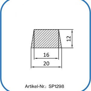 Gondeldichtung aus Silikon mit Pufferfunktion