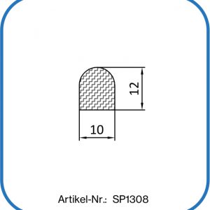Halbrundschnur aus Silikon, 50° Shore A, transparent als Deckeldichtung