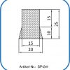 Sonderdichtung mit Schwalbenschwanz aus Silikon