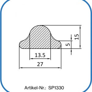 Wellendichtung aus Silikon. Abdichtung in der Lebensmittelindustrie.