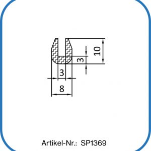 Siebträgerdichtung aus Silikon. Temperaturbereich: 200°C. 3 mm Klemmbereich.