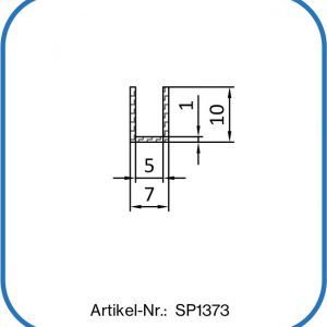 U-Dichtung aus Silikon. Farbe: rotbraun oder transparent. Temperaturbeständig bis +200°C.