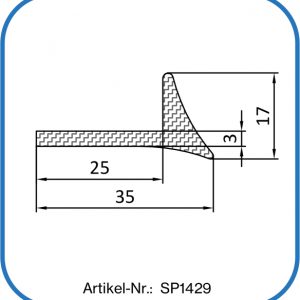 Verglasungsdichtung aus Silikon. Fassadendichtung. Temperaturbeständigkeit bis +200°C