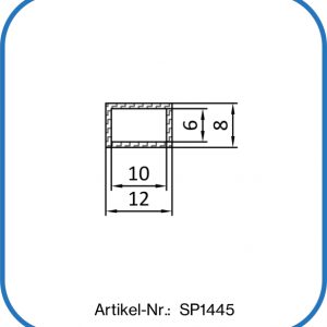 Klappendichtung aus Silikon, temperaturbeständig bis +240°C, FDA-konform.
