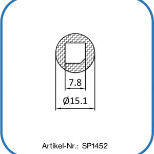 Sonderdichtung aus Silikon. Temperaturbeständig bis +240°C