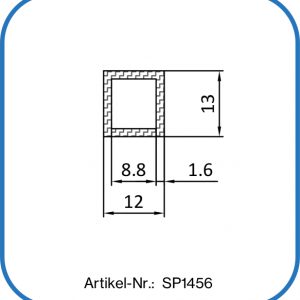 Kammerdichtung aus Silikon. Einsatzbereich: Maschinenbau und Anlagenbau.