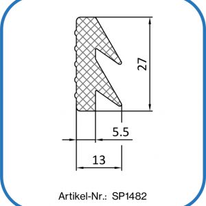 Silikon-Sonderprofil