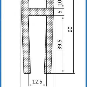 Silikon-Sonderprofil