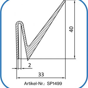 Silikon-Sonderprofil