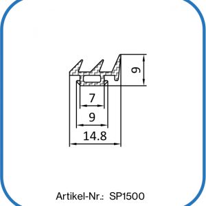 Silikon-Sonderprofil