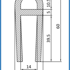 Silikon-Sonderprofil